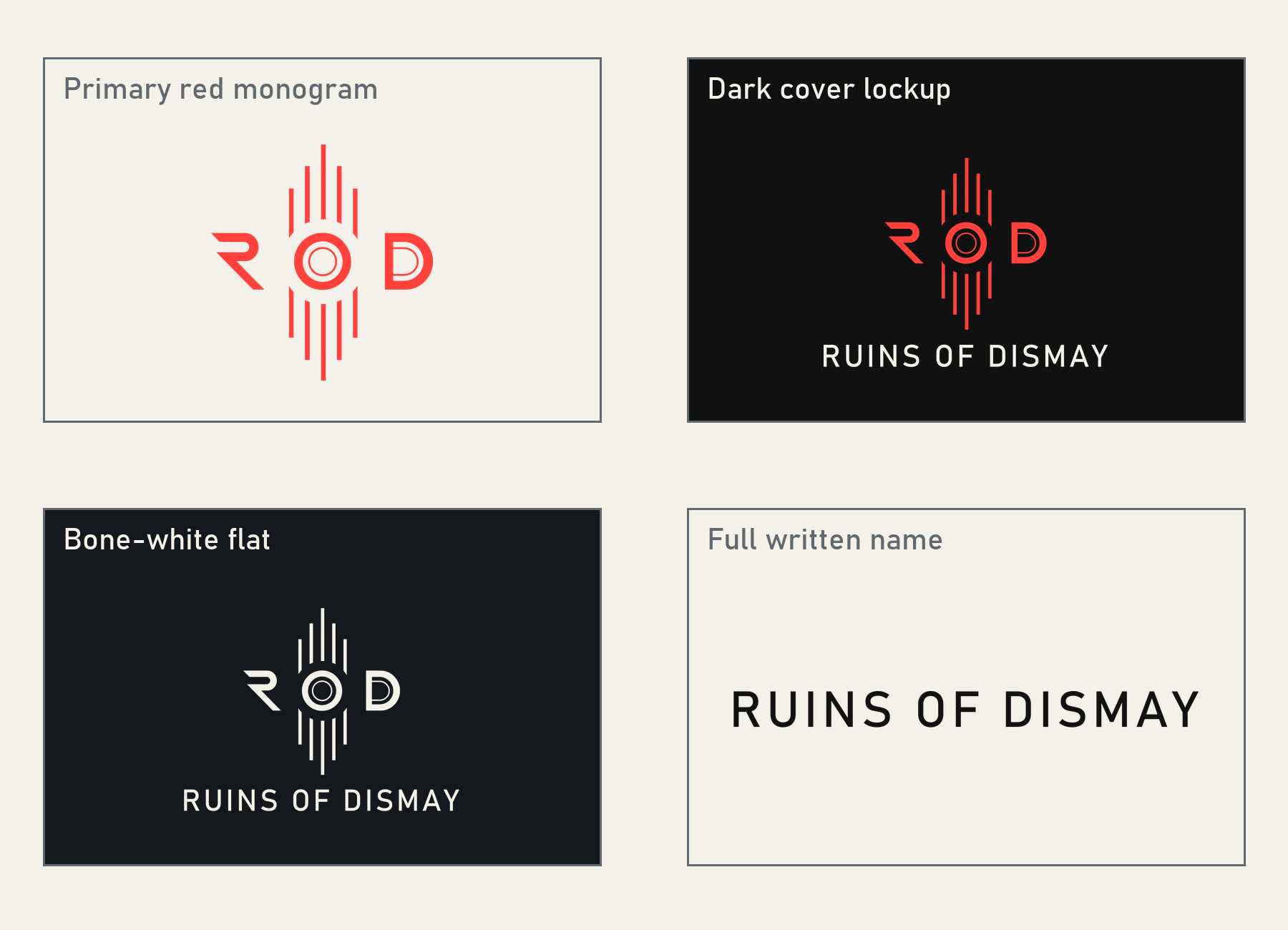 Ruins of Dismay logo variant preview